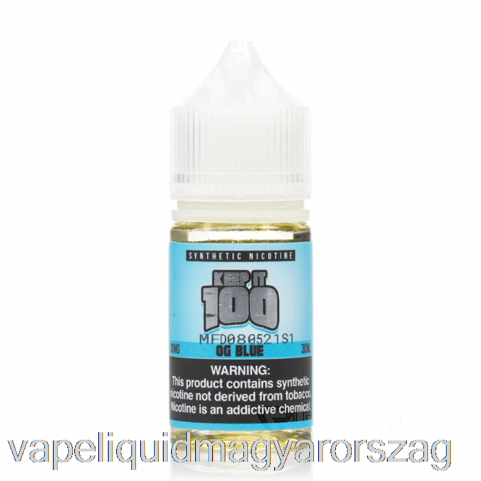 Og Kék Sók - Tartsa Meg 100 - 30 Ml 30 Mg Vape Folyadékot